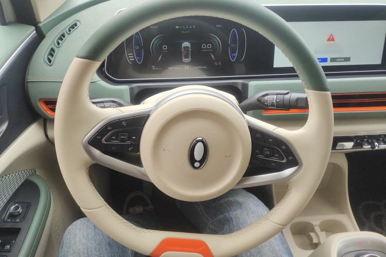 Used ORA Good Cat 2022 Morandi Edition 400km Standard Range Premium Version Lithium Iron Phosphate Steering Wheel