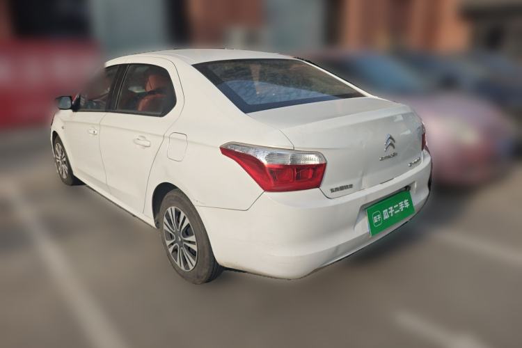 Used Citroen Elysee 2014 1.6L Manual Fashion Model CNG Rear Left 45 Deg