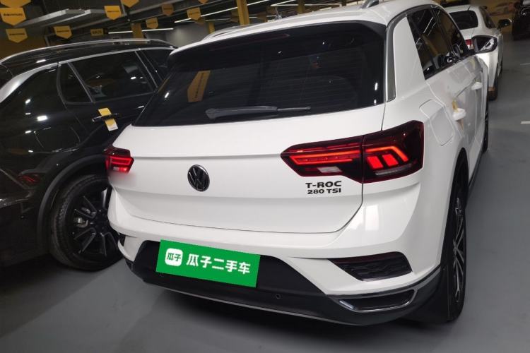 Used Volkswagen T-ROC 2018 280TSI DSG Two-Wheel-Drive Comfort Version China V Standard Rear