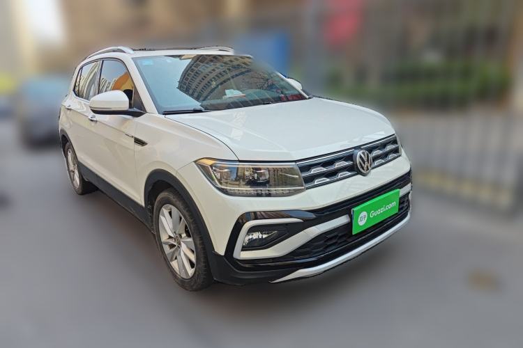 Used Volkswagen T-Cross 2019 1.5L Automatic Comfort Edition Front Right 45 Deg