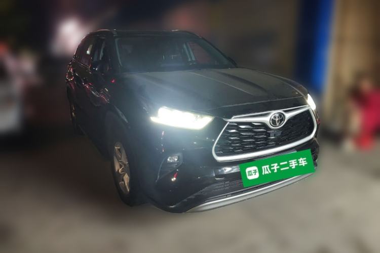 Used Toyota Highlander 2024 2.5L Smart Electric Hybrid Dual-Motor Two-Wheel-Drive Elite Edition 5 Seats Front Right 45 Deg