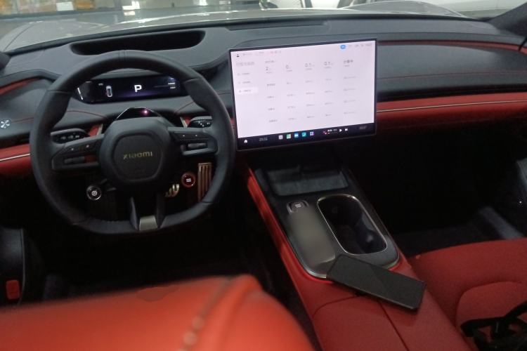 Used Xiaomi Auto SU7 2024 Four-Wheel Drive Ultra-Long Range Advanced Intelligent Driving Max Edition Center Console
