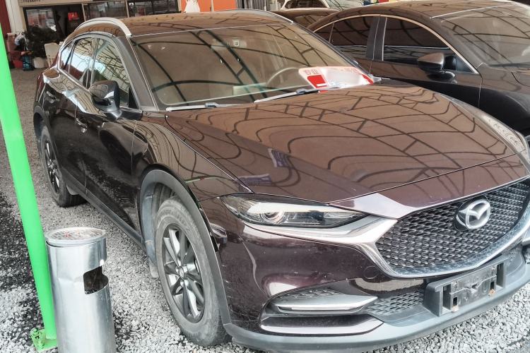 Used Mazda CX-4 2021 2.0L Automatic Two-Wheel Drive Blue Sky Exploration Edition Front Right 45 Deg