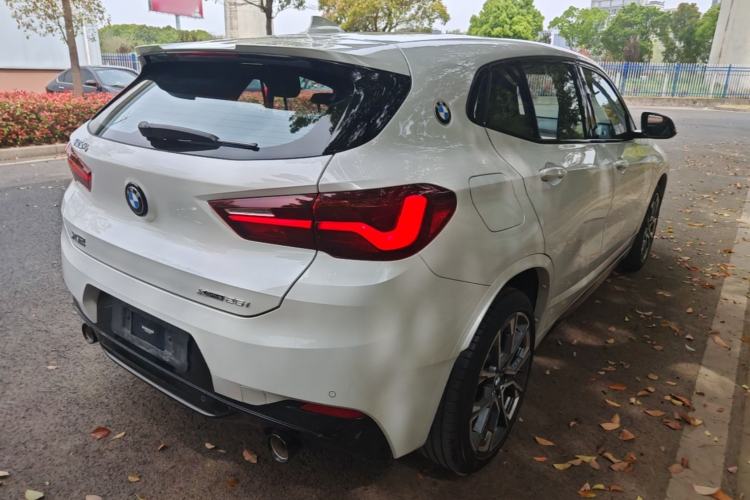 Used BMW X2 2021 Updated xDrive25i Midnight Edition Rear Right 45 Deg