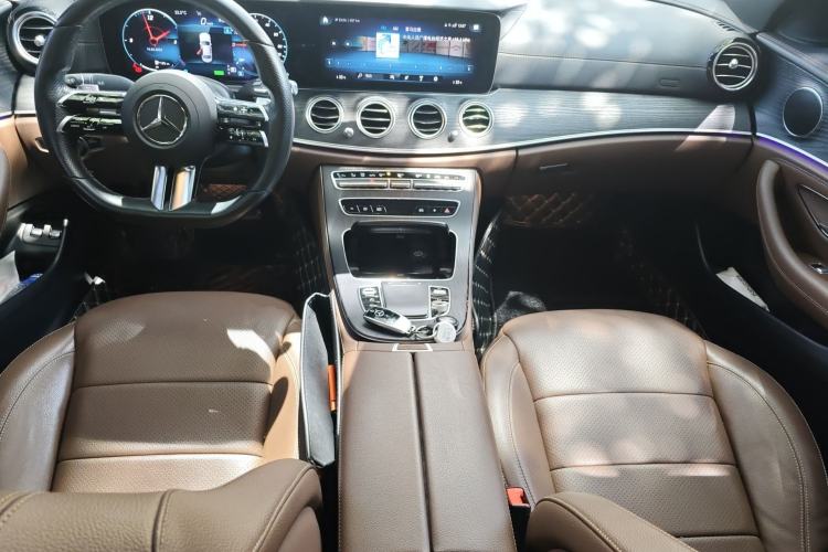 Used Mercedes-Benz E-Class New Energy 2021 E 350 e L Plug-in Hybrid Sports Sedan