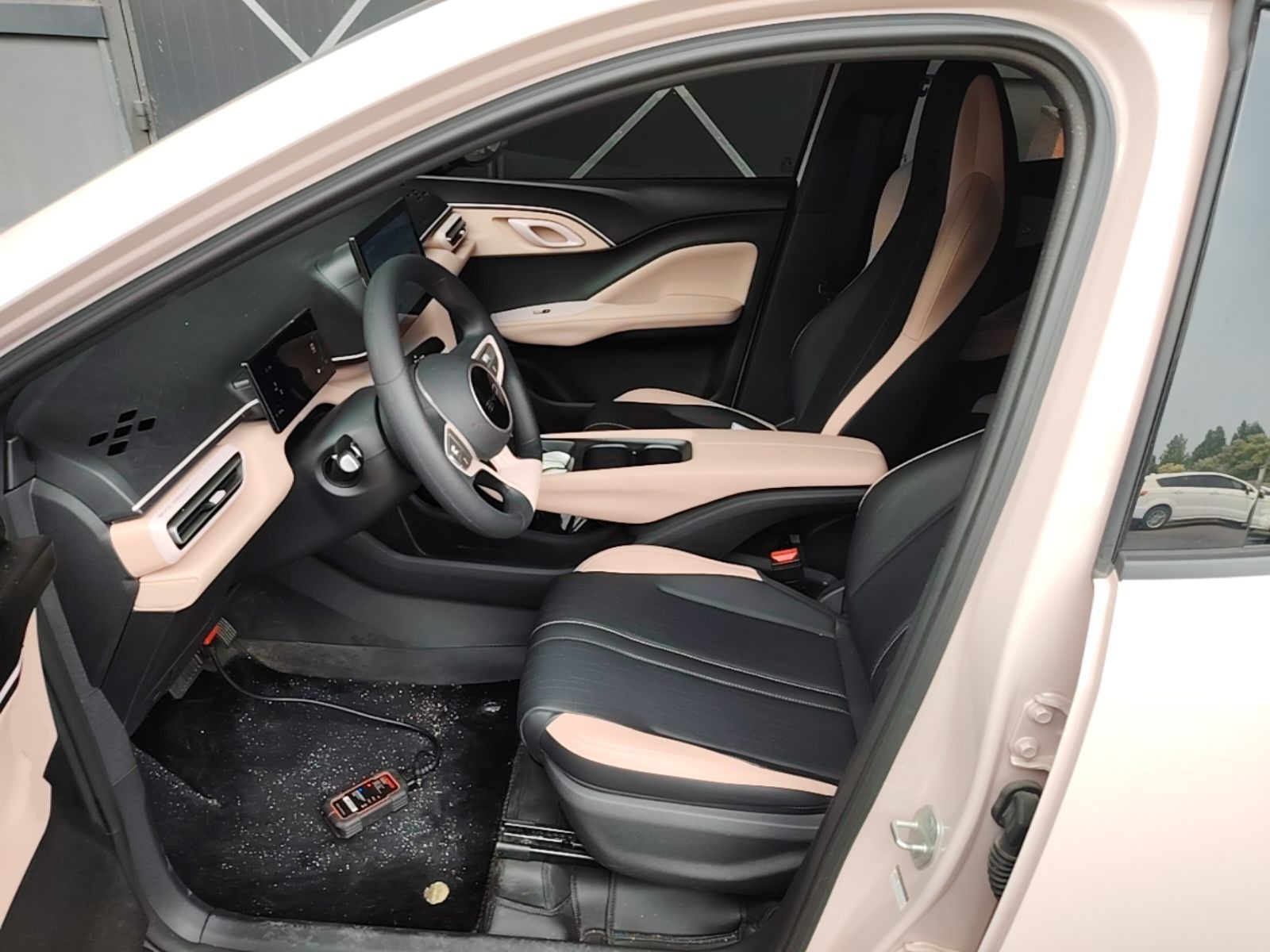 A primeira fila do carro