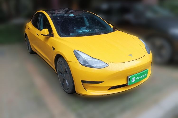 Used Tesla Model 3 2022 Rear-Wheel-Drive Version Front Right 45 Deg