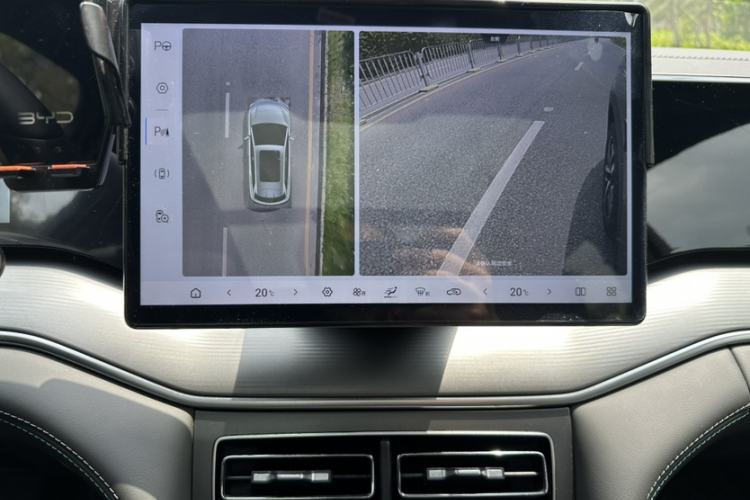 Used BYD Song L DM-i 2025 Intelligent Driving Version 112 km Leading Trim Audio And AC Panel