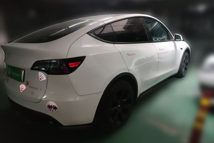 Used Tesla Model Y 2021 Standard Range Rear-Wheel Drive Version Rear Right 45 Deg