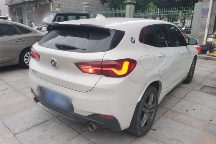 Used BMW X2 2021 sDrive25i Leading Model M Sport Package Rear Right 45 Deg