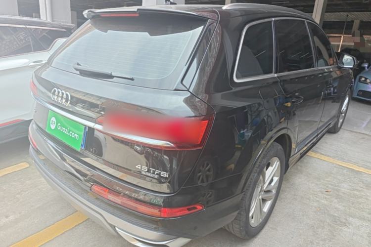 Used Audi Q7 2023 45 TFSI quattro S line Sport model Rear Right 45 Deg