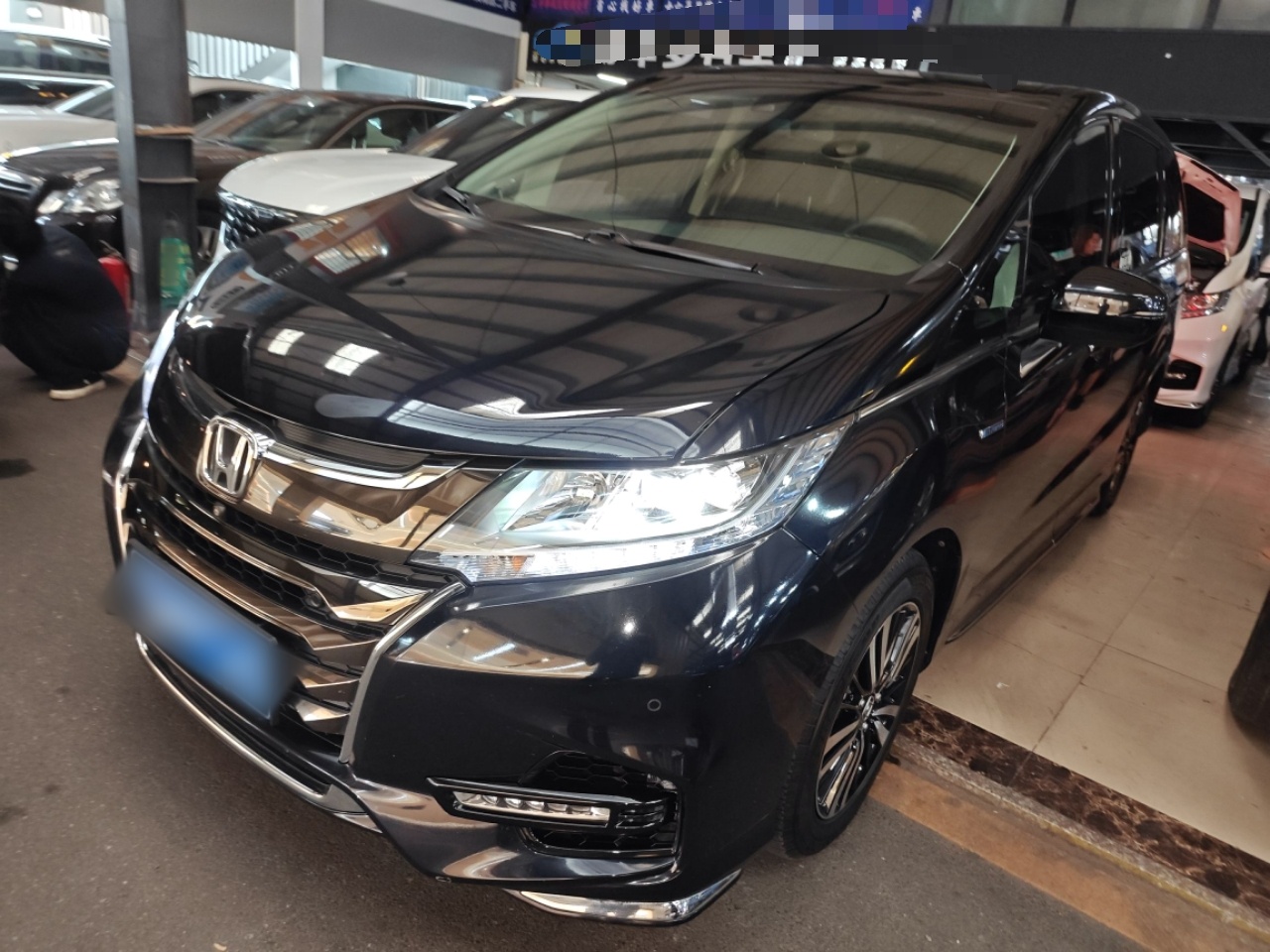 تحت مقدمة السيارة