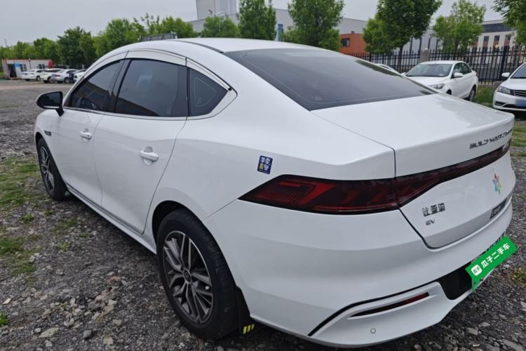 Used BYD Qin PLUS 2021 EV 500KM Luxury Model Rear Left 45 Deg