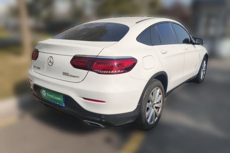 Used Mercedes-Benz GLC Coupe 2020 GLC 260 4MATIC Coupe SUV Rear Right 45 Deg