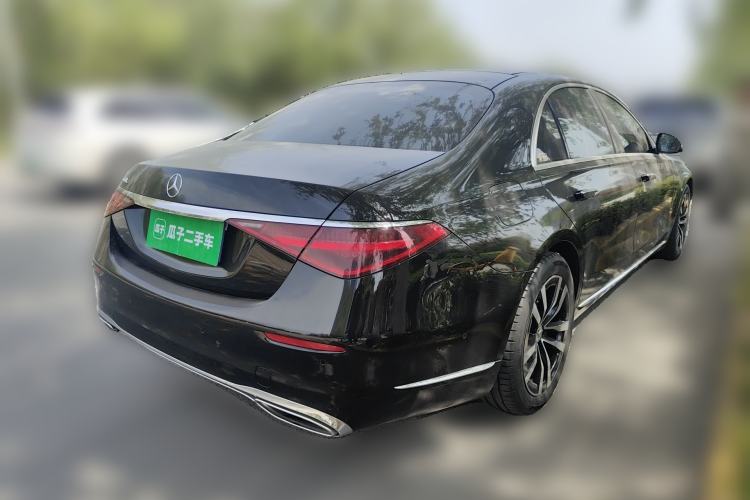 Used Mercedes-Benz S-Class 2021 S 400 L Luxury Model Rear Right 45 Deg