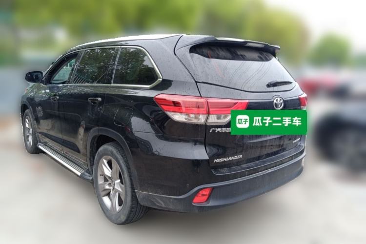 Used Toyota Highlander 2021 2.0T Four-Wheel Drive Luxury Edition 7 Seats Rear Left 45 Deg