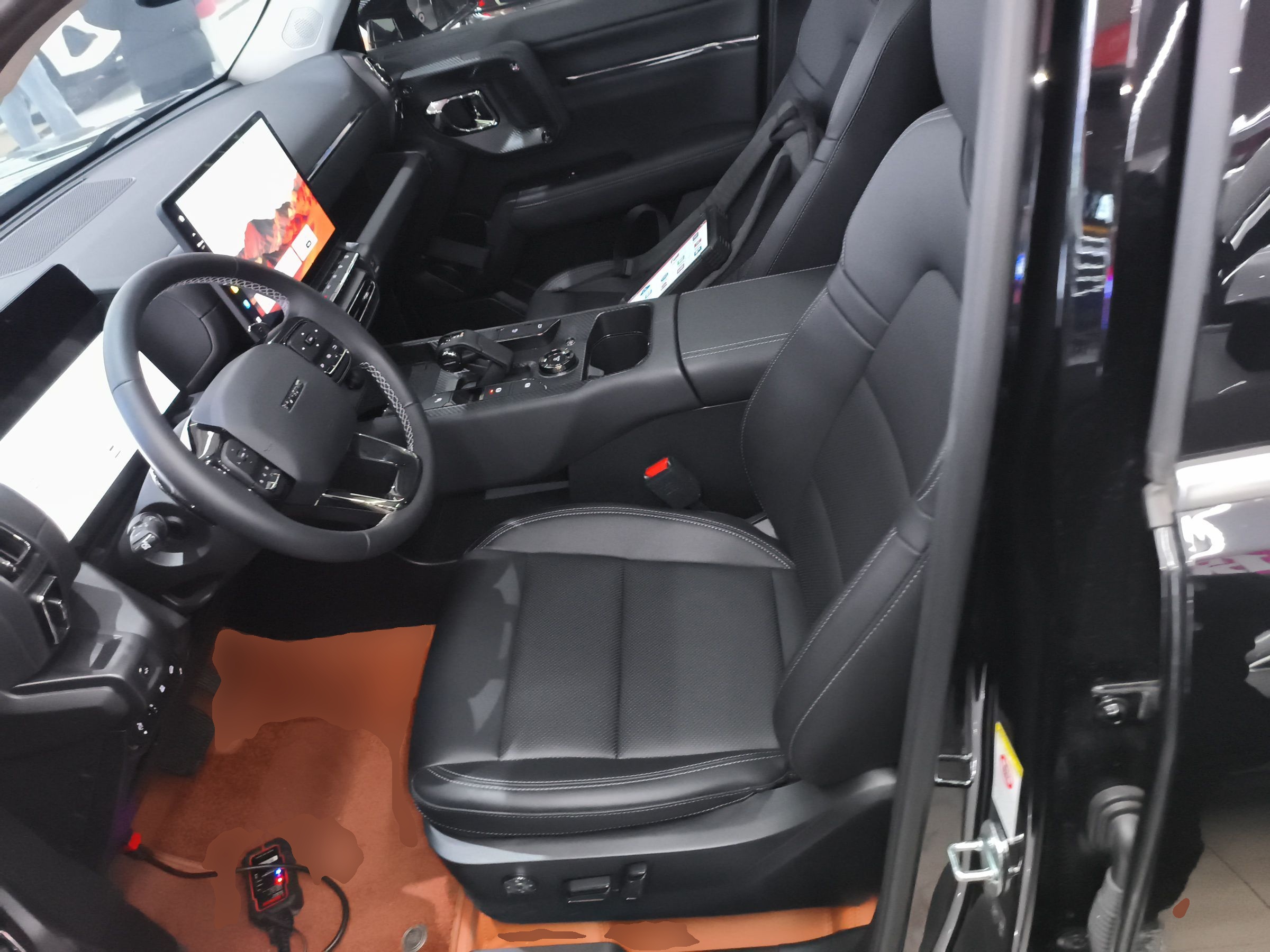 Переднее сиденье в автомобиле