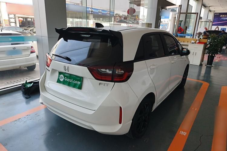 Used Honda Fit 2021 1.5L CVT Trend Edition Rear Right 45 Deg