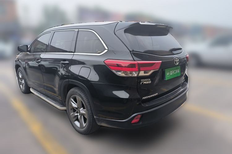 Used Toyota Highlander 2018 2.0T Four-Wheel Drive Luxury Edition 7 Seats China V Emission Standard Rear Left 45 Deg