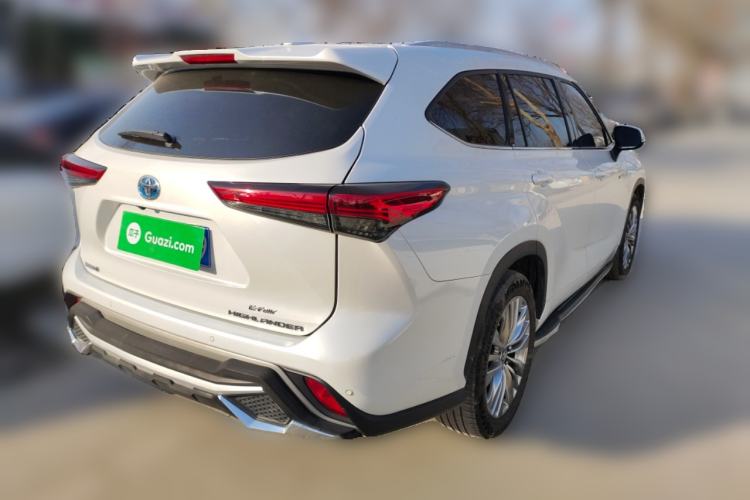 Used Toyota Highlander 2022 Dual-Engine 2.5L Four-Wheel Drive Prestige Version 7 Seats Rear Right 45 Deg