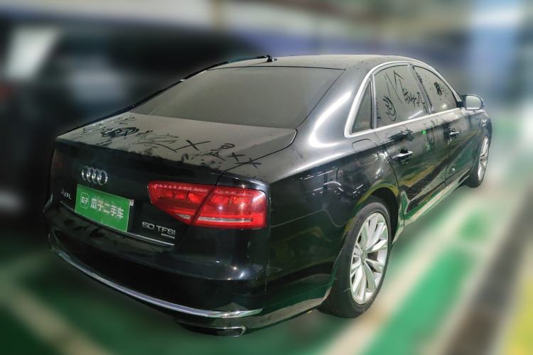 Used Audi A8 2013 A8L 50 TFSI quattro Comfort model Rear Right 45 Deg