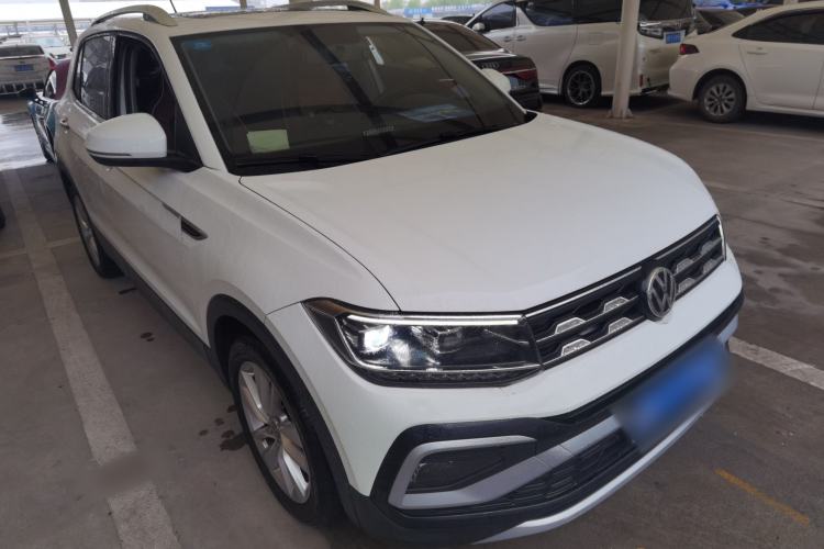 Used Volkswagen T-Cross 2019 1.5L Automatic Comfort Edition Front Right 45 Deg