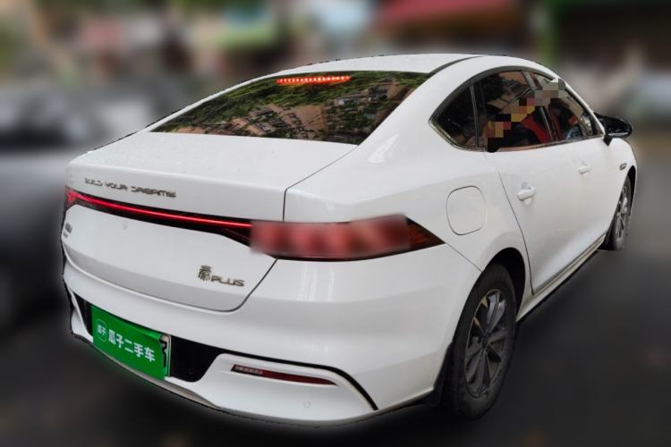 Used BYD Qin PLUS 2024 HONOR Edition DM-i 55KM Leading Model Rear Right 45 Deg