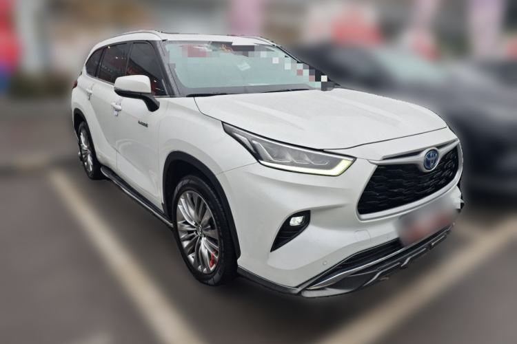 Used Toyota Highlander 2022 Dual-Engine 2.5L Four-Wheel Drive Prestige Version 7 Seats Front Right 45 Deg