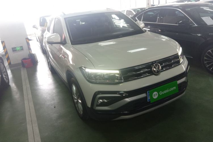 Used Volkswagen T-Cross 2019 1.5L Automatic Comfort Edition Front Right 45 Deg