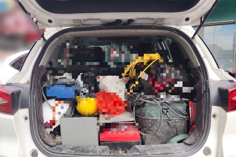 Used GAC Trumpchi GS3 2017 150N Automatic Elite Edition Trunk