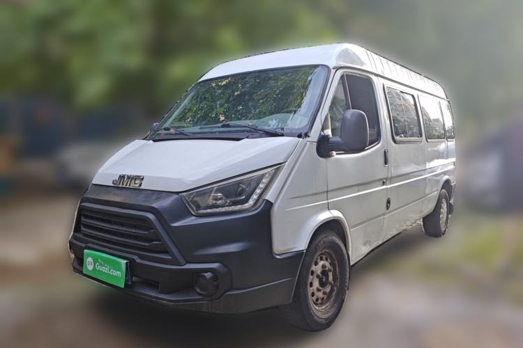 Used JMC Transit 2017 2.8T Commercial Version Long Wheelbase Mid-Roof 6/7/8-Seater JX493 Front Left 45 Deg