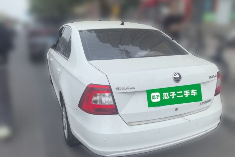 Used Skoda Rapid 2016 1.4L Manual Front-Wheel Drive Model Rear Left 45 Deg