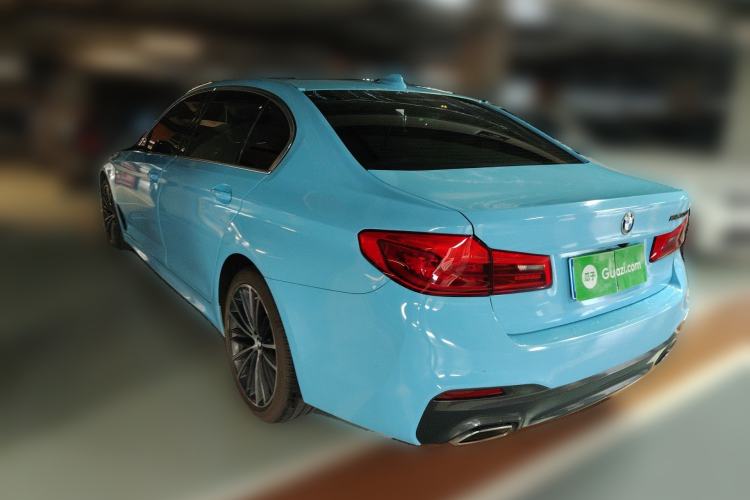 Used BMW 5 Series 2020 530Li Leading Model M Sport Package Rear Left 45 Deg