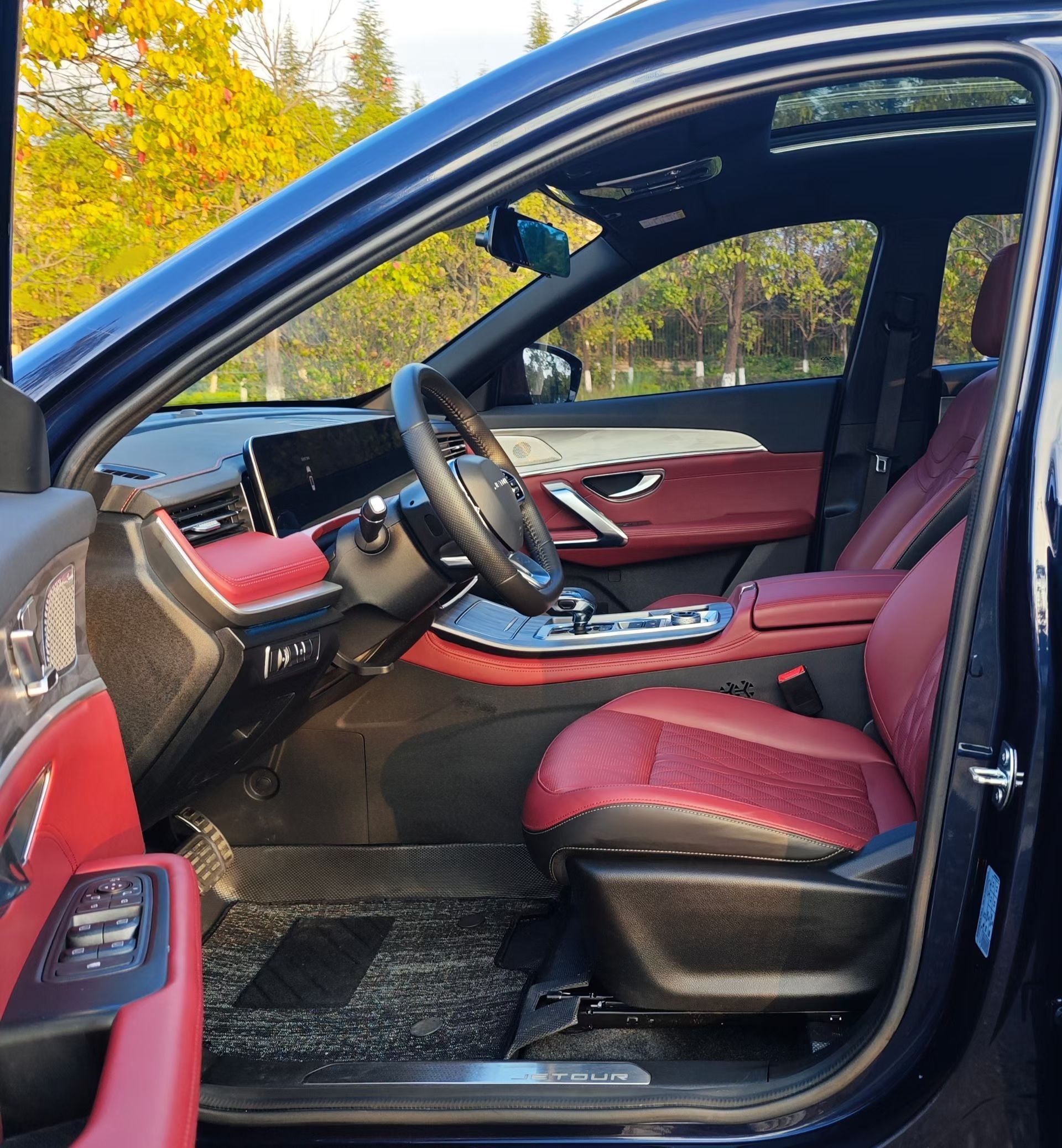 Переднее сиденье в автомобиле