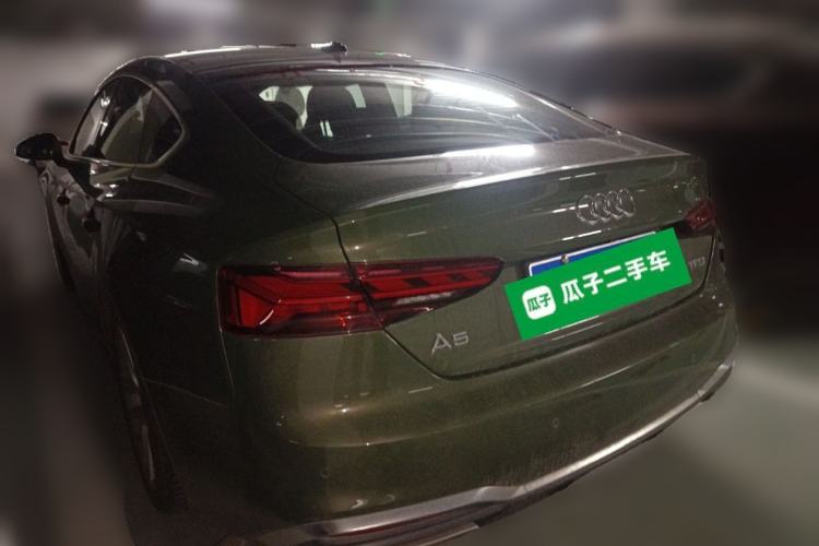 Used Audi A5 2021 Sportback 40 TFSI Fashionable and Dynamic Model Rear Left 45 Deg