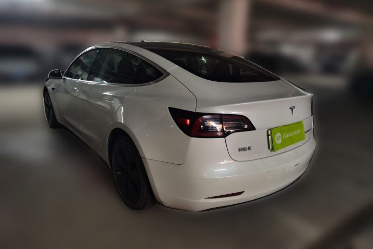 Used Tesla Model 3 2020 Long-Range Rear-Wheel-Drive Version Rear Left 45 Deg