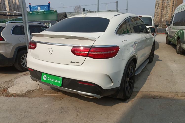 Used Mercedes-Benz GLE Coupe 2015 GLE 400 4MATIC Coupe SUV Rear Right 45 Deg