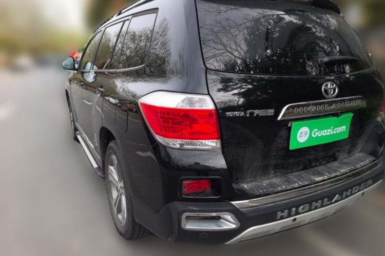 Used Toyota Highlander 2013 2.7L Two-Wheel Drive 7-Seater Zijin Edition Rear Left 45 Deg