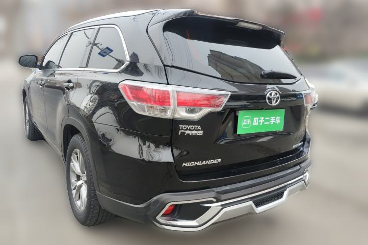 Used Toyota Highlander 2017 2.0T Four-Wheel Drive Luxury Edition 7 Seats Rear Left 45 Deg