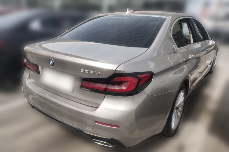 Used BMW 5 Series 2021 525Li Luxury Package Rear Right 45 Deg