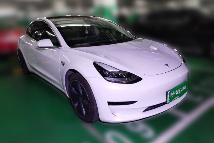 Used Tesla Model 3 2020 Standard Range Rear-Wheel Drive Upgraded Version Front Right 45 Deg