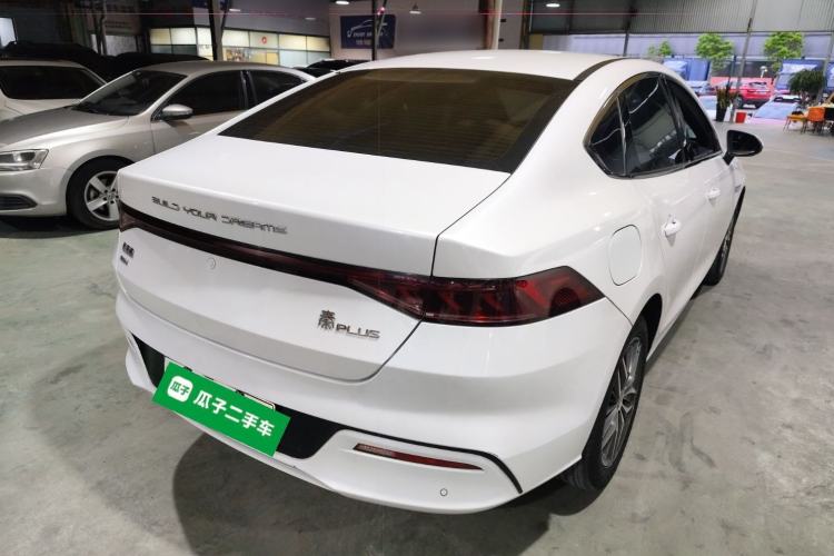 Used BYD Qin PLUS 2021 DM-i 55KM Flagship Model Rear Right 45 Deg