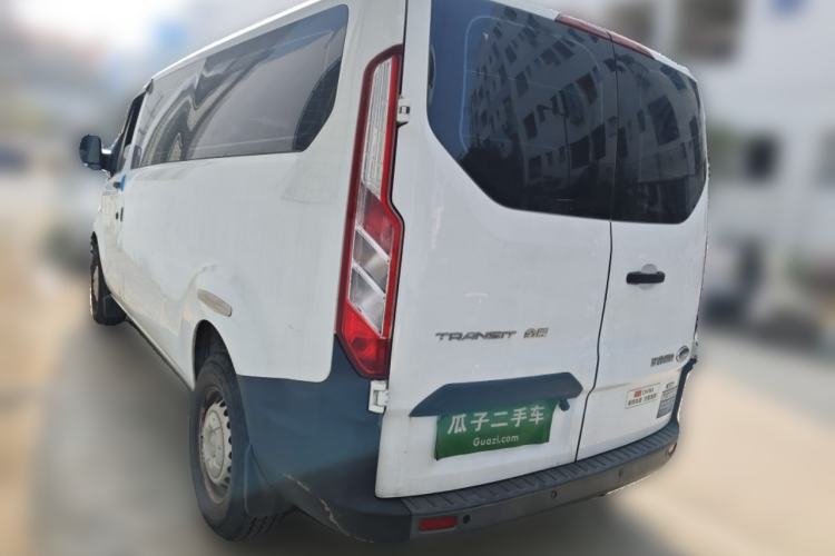 Used Ford Transit 2020 2.0T Diesel Multi-Function Commercial Vehicle Mid-Chassis Low-Roof Design with Dual Rear Doors Meeting China VI Emission Standards Rear Left 45 Deg