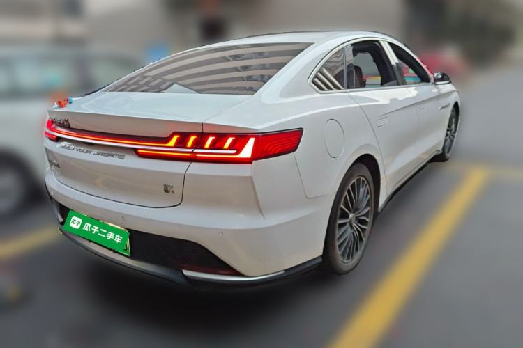 Used BYD Han 2020 EV Long-Range Luxury Model Rear Right 45 Deg