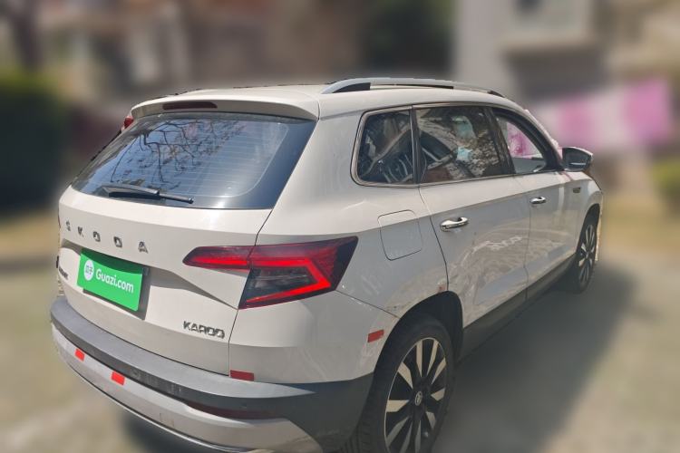 Used Skoda Karoq 2021 TSI280 Luxury Edition Rear Right 45 Deg