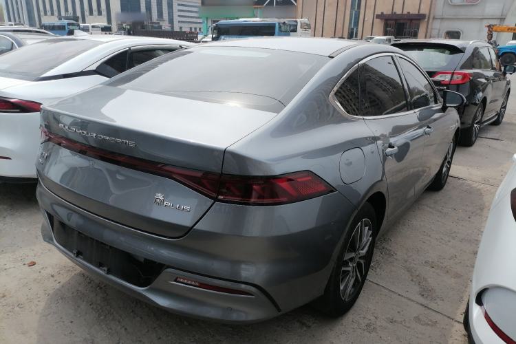Used BYD Qin PLUS 2021 DM-i 55KM Flagship Model Rear Right 45 Deg