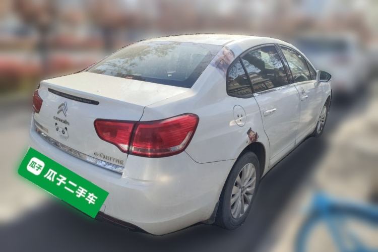 Used Citroen C-Quatre 2016 Classic Sedan 1.6L Automatic Prestige Model Rear Right 45 Deg