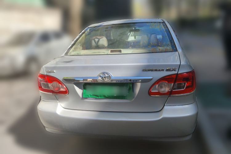 Used Toyota Corolla EX 2011 1.6L Manual Classic Edition Rear