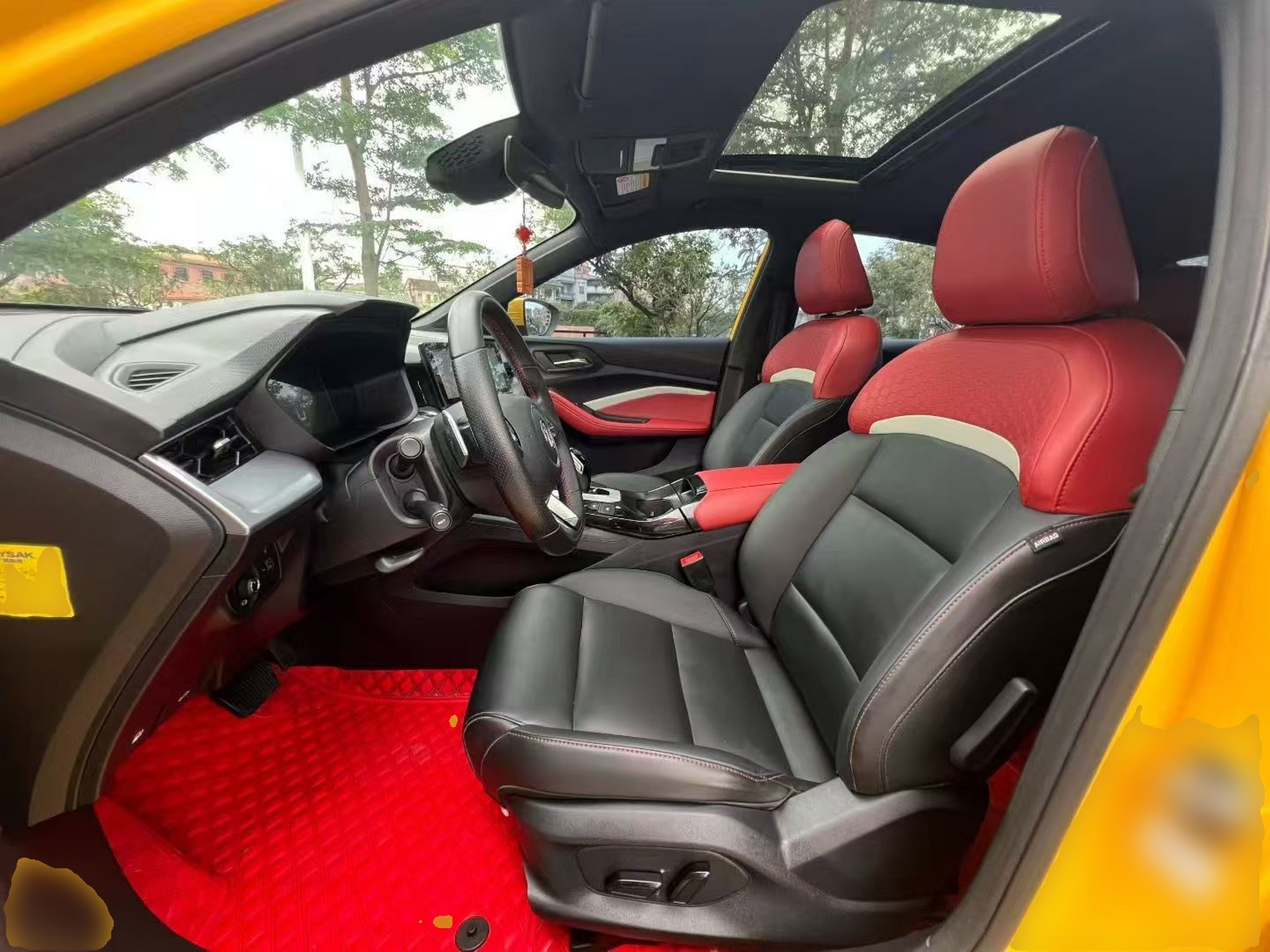 Avant de la voiture
