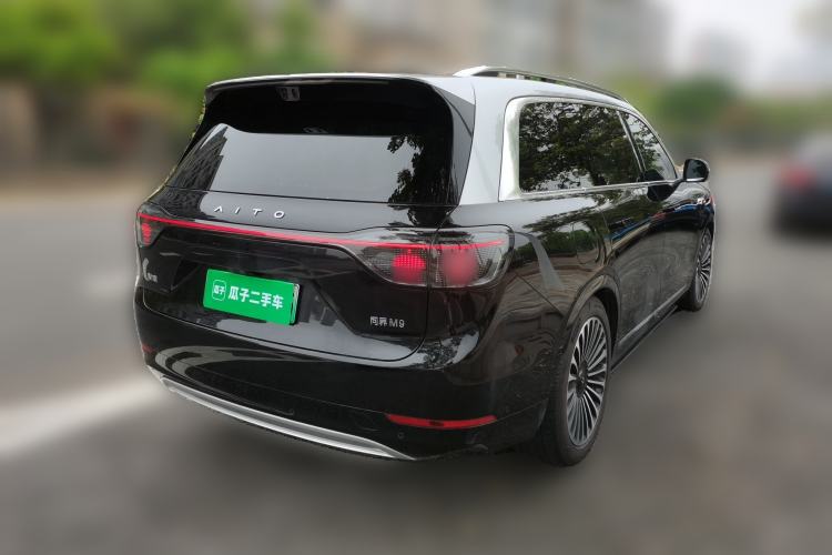 Used Hima AITO M9 2025 Extended-Range Max Version 52 kWh 6-Seater Edition Rear Right 45 Deg